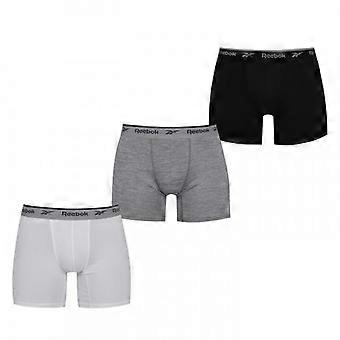 Reebok Mens Logo Boxer Shorts (Pack of 3)