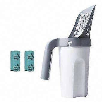 Cat Litter Scoop and Shovel for Pet Waste Removal, Sifting Filter Accessory for Cat Litter Box