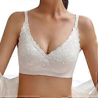 Bras for Women Wireless Underwear Breathing Bra Vest Lace Printed Bra Gathered Bras