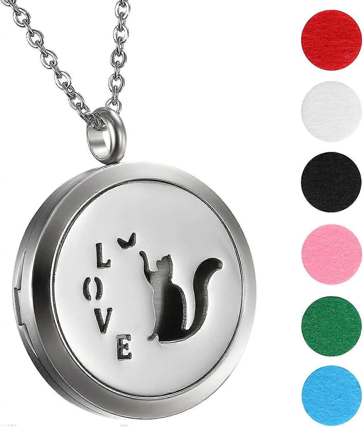 Aromatherapy Pendant Necklace Locket That Opens. Essential Oils Diffuser Aroma