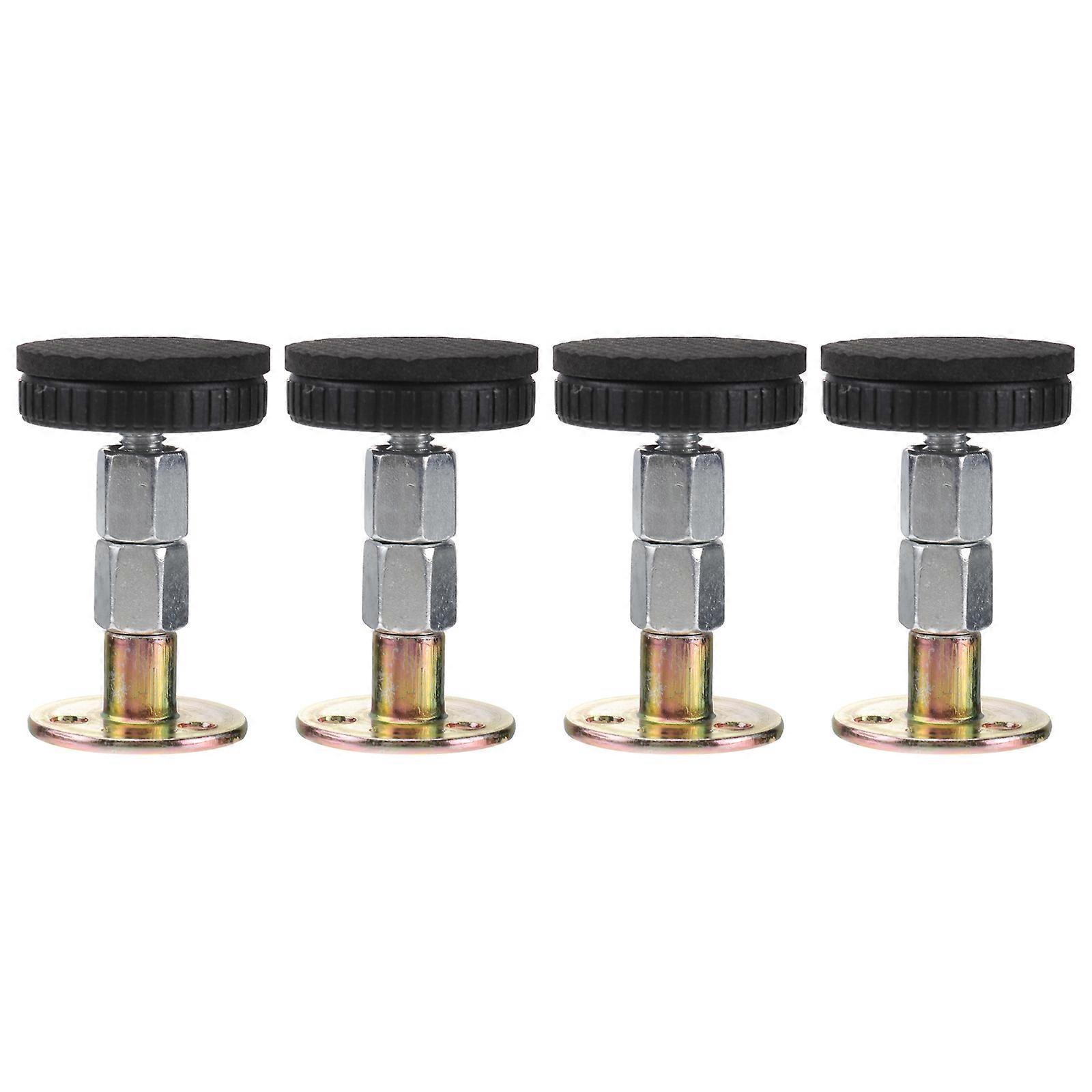 4pcs Metal Bedside Fixator Anti-sloshing Actuator Adjustable Wall Stabilizer