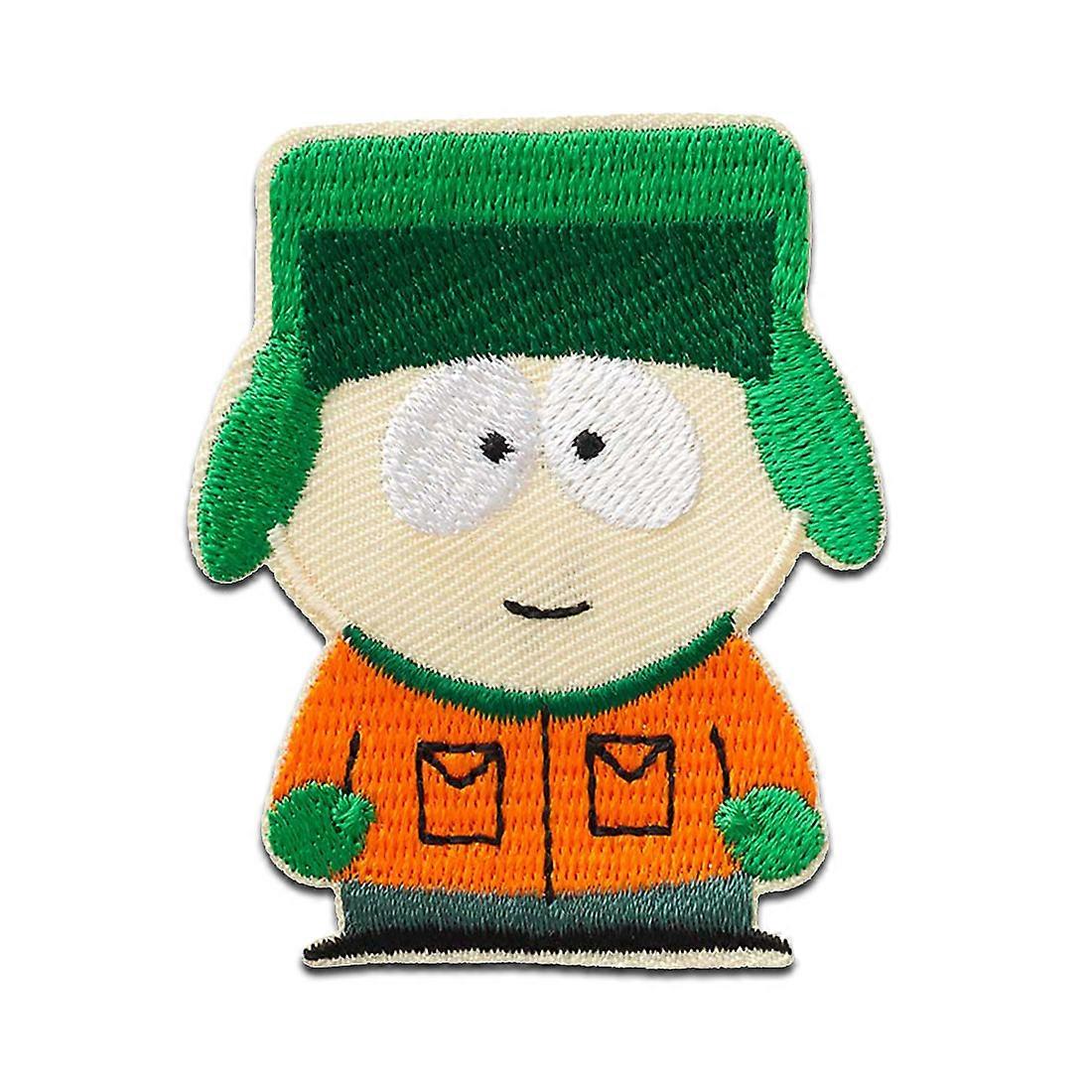 Southpark Kyle - patch, iron-on patch, iron-on patch, size: 6.6 x 5.9 cm