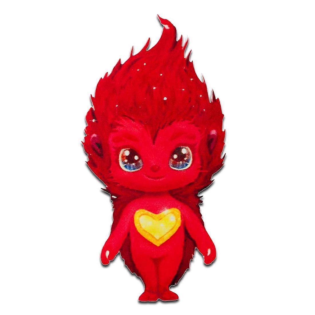 Goldys Red - patch, iron-on patch, iron-on patch, size: 7.8 x 3.9 cm