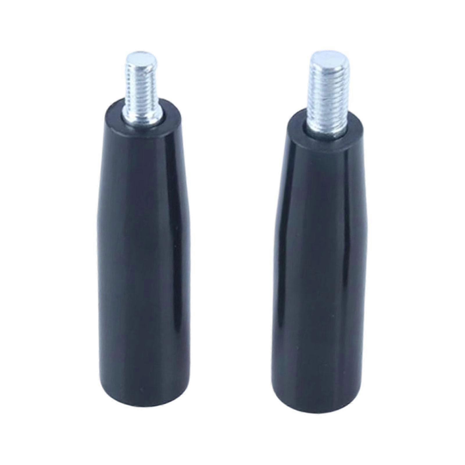 1 Pair Rope Posts Replacement Black M10 Threaded Pilates Reformer Parts
