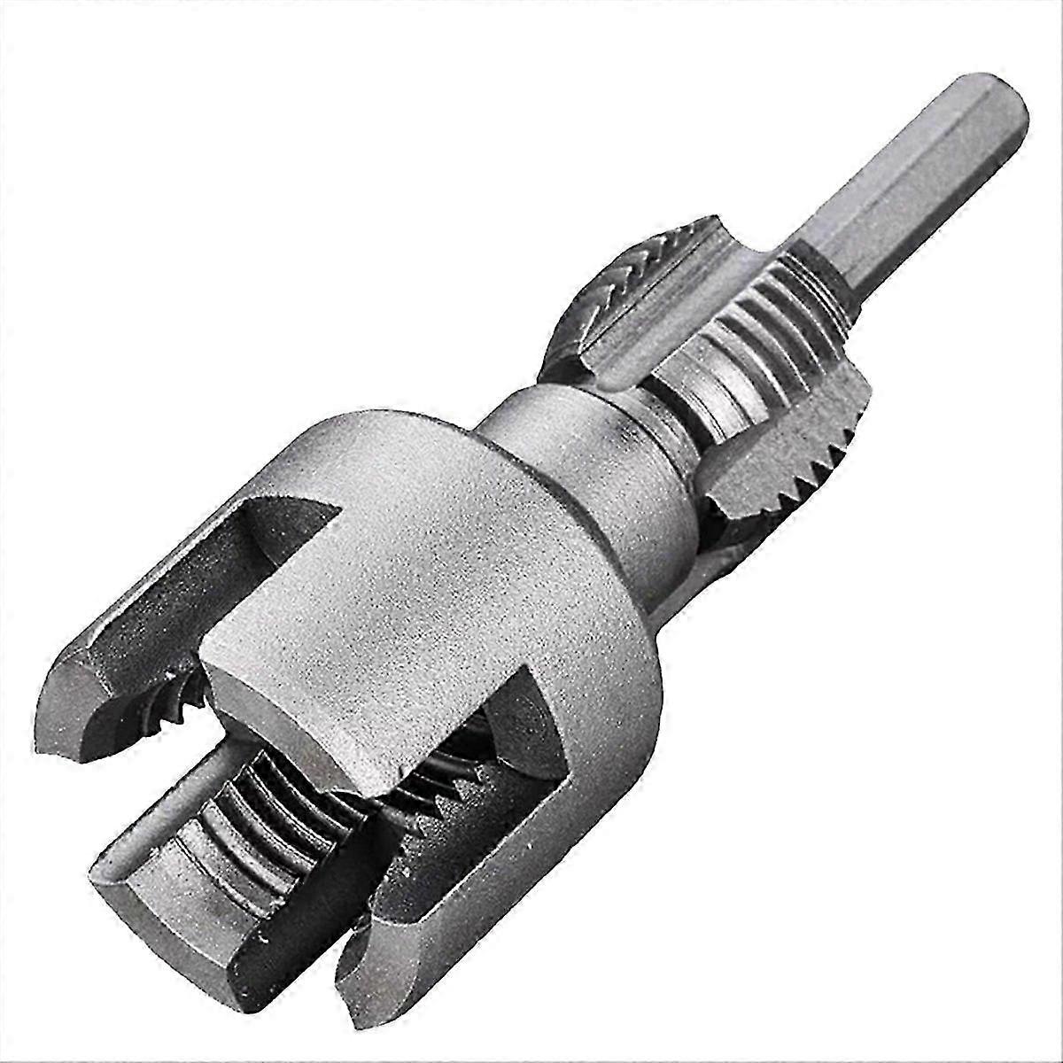 Integrated Internal & External Pipe Threading Tool, Electric Drill Compatible Pvc Pipe Threader Kit, 3/4inch