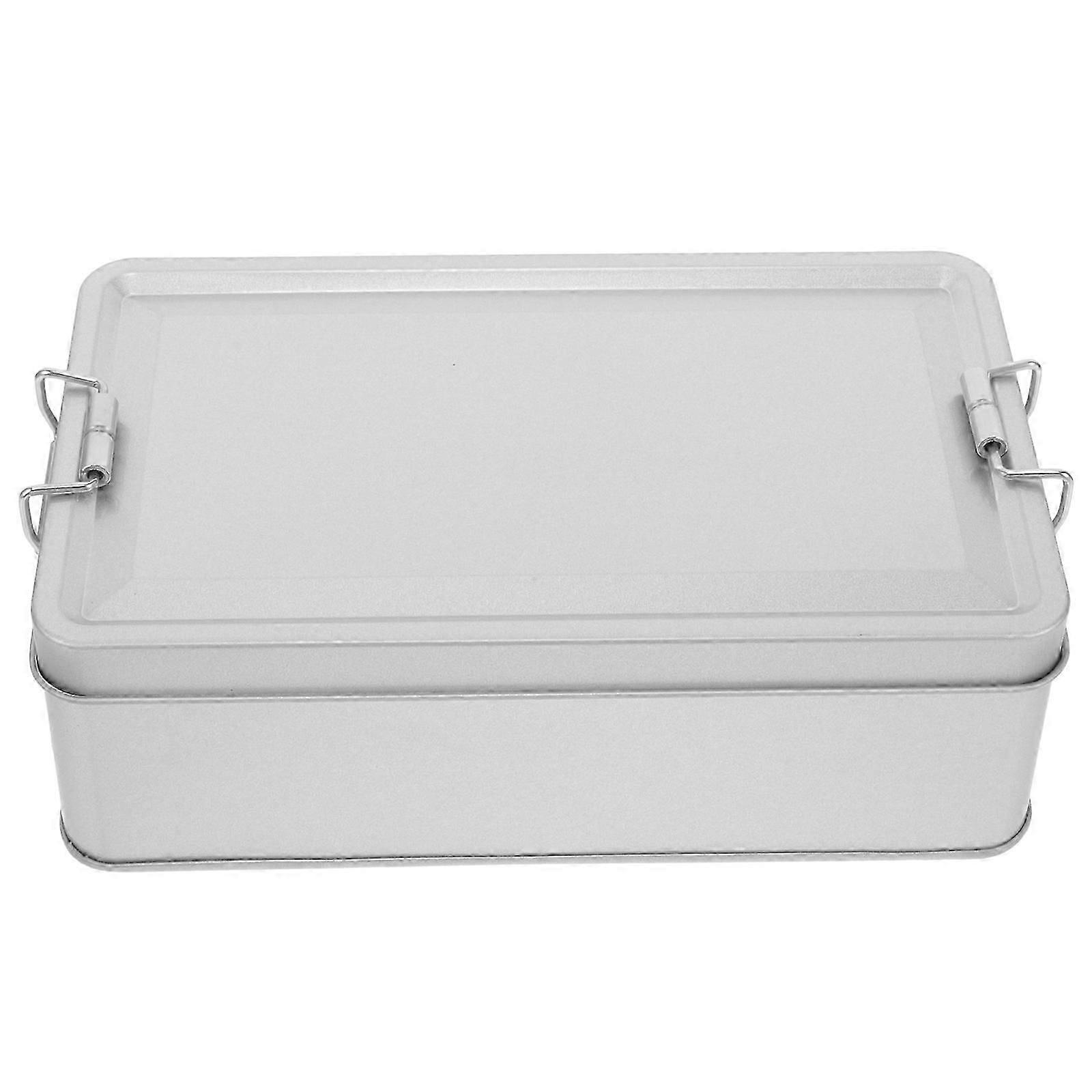 Silver Cookie Box for Ash Storage Creative Empty Cookie Tin Candy Box