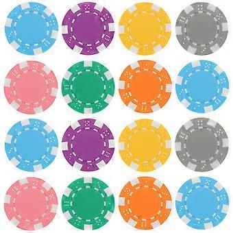 Poker Chips Markers PP Material for Home 28Pcs Colored Game Counting Chips
