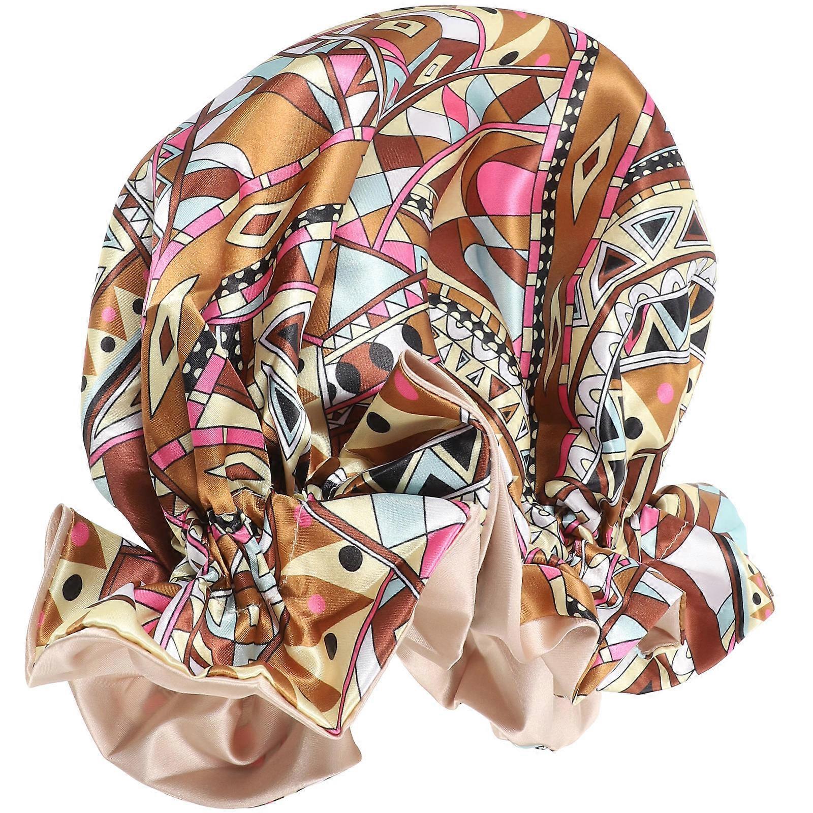 Sleep Hat Polyester Shower Hat Double-layer Sleeping Cap Sleeping Hat for Women