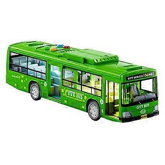 Latest ABS Children S Large Bus Toy Simulated Bus Model With Lighting And Music For Exciting Games Car Toy