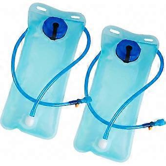 For Running & Sports 2 Pcs 2L Hydration Bladders, Leak Proof Soft Water Reservoirs for Travel