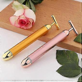 Facial Massage Tool with Zinc Alloy, 6000 Vibration, Waterproof, 3D Roller