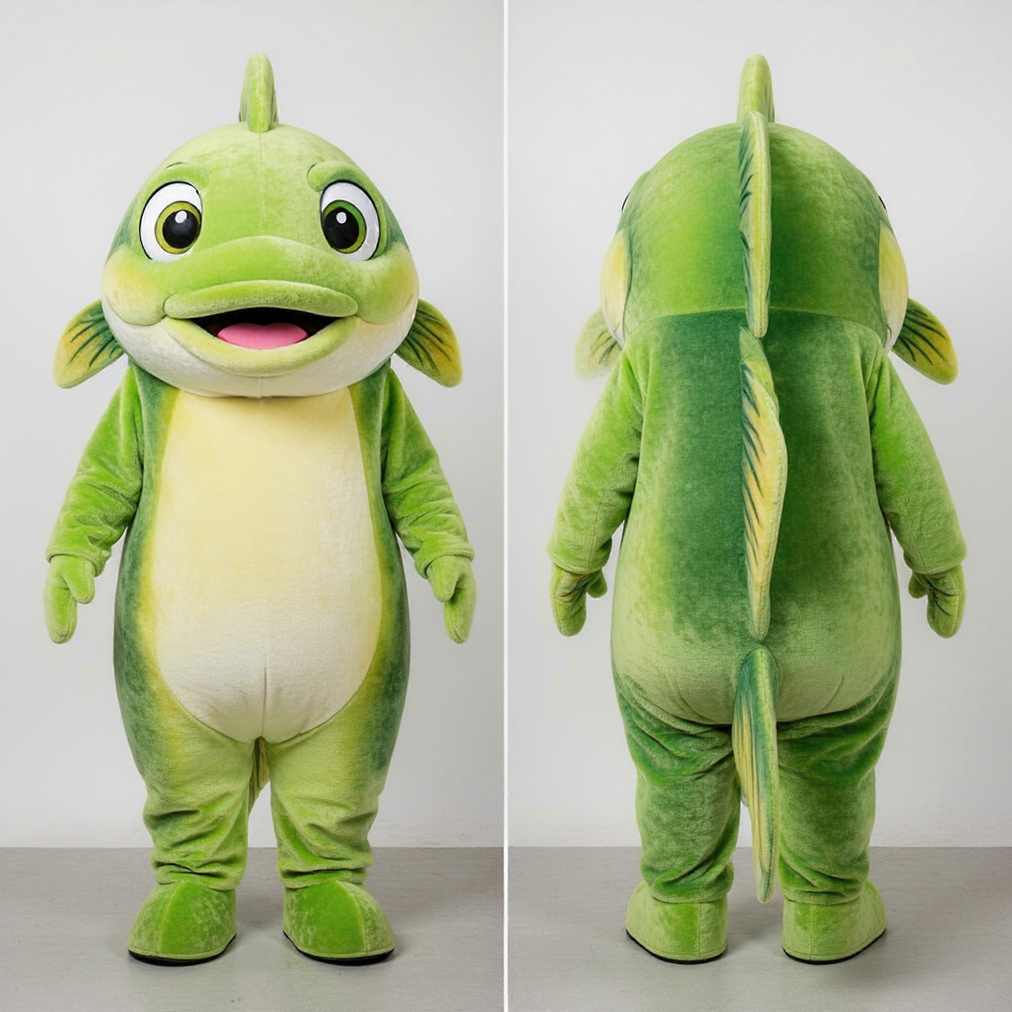 MASTICOT Lime Green Sleek Cod Mascot