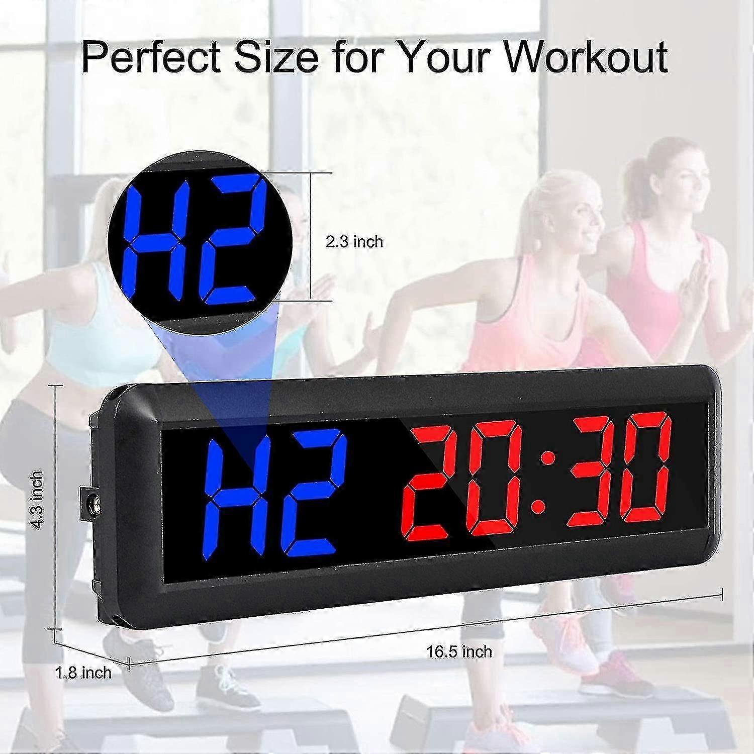 LED interval timer, fitness training timer, countdown/countdown clock
