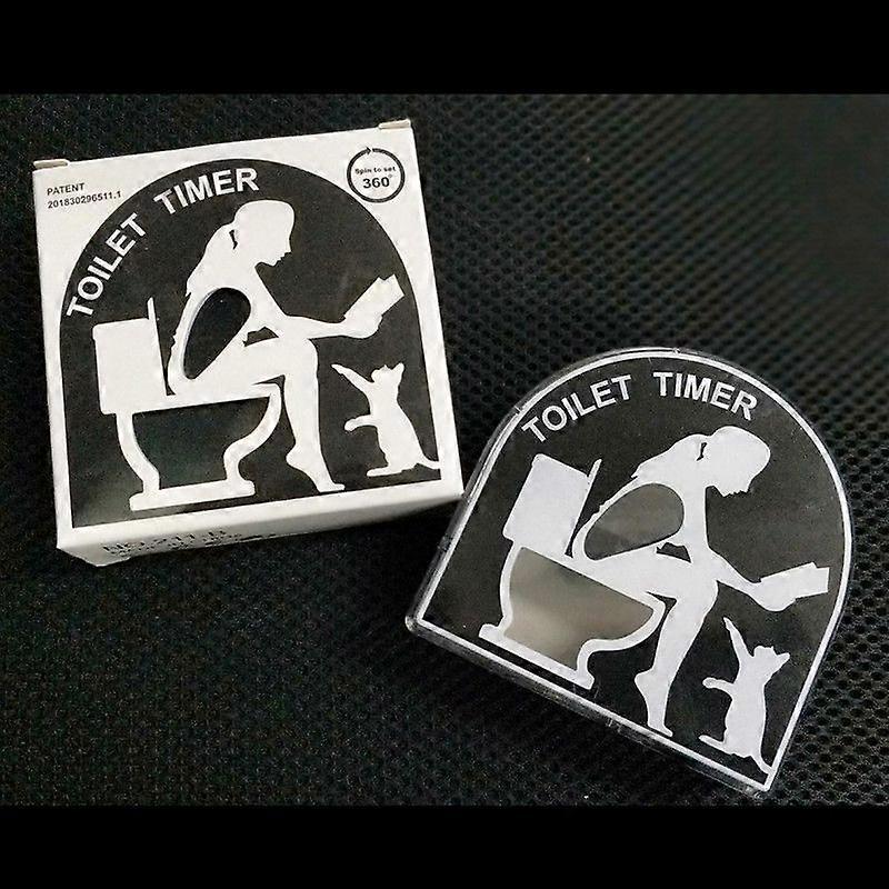 Creative Toilet Timer Countdown Machine Mechanical Alarm Clock Bathroom Toolmen