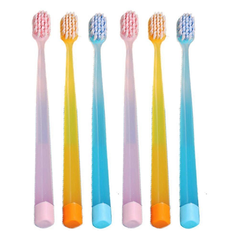 Soft Toothbrushes  6 Count