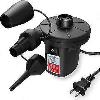 Pompe à air électrique à remplissage rapide avec 3 embouts | Gonfleur/dégonfleur 2 en 1, idéal pour les objets gonflables de piscine et le camping, utilisable en intérieur et en extérieur, 110-120 V CA