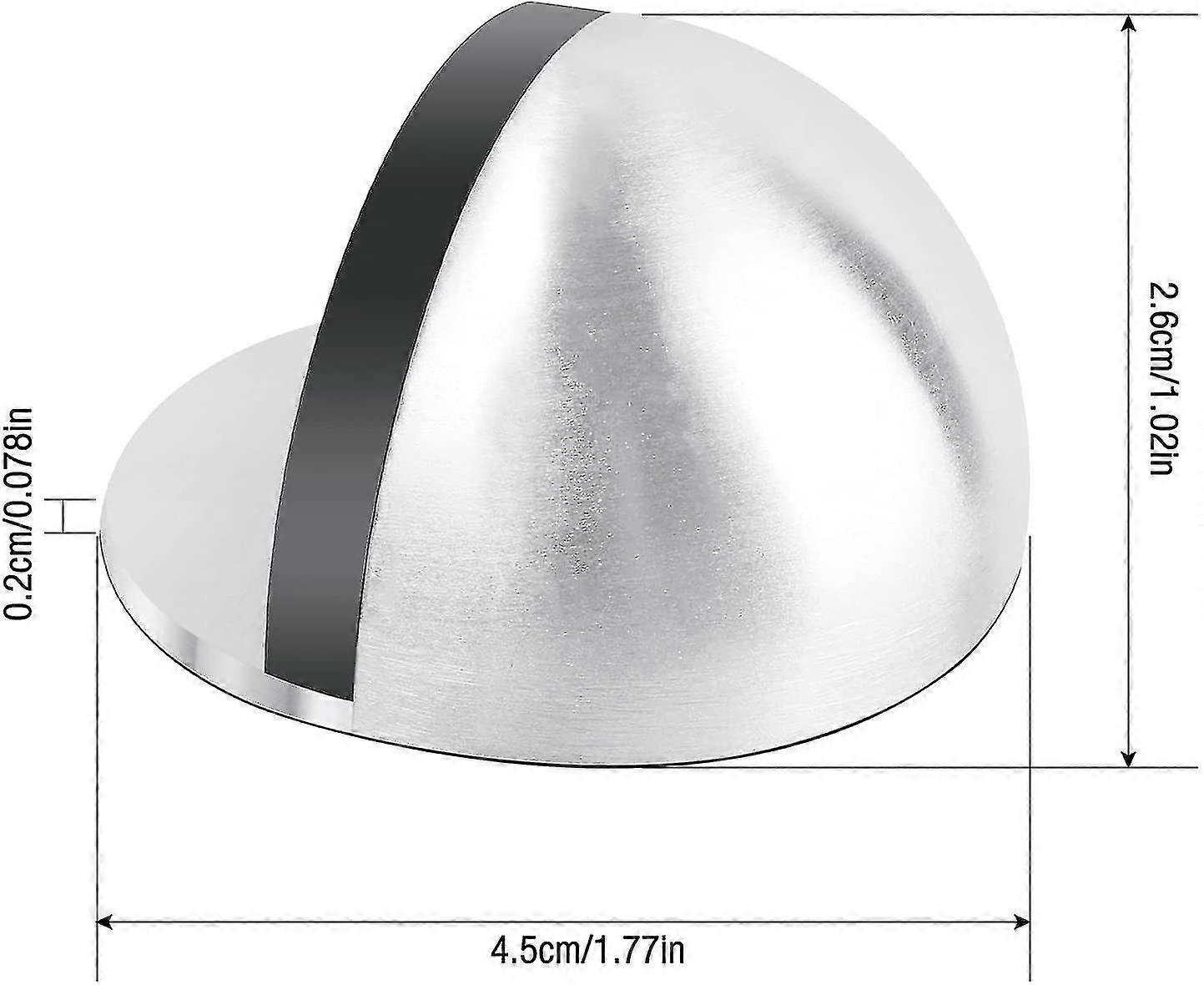 4er-Pack Türstopper, Boden selbstklebend