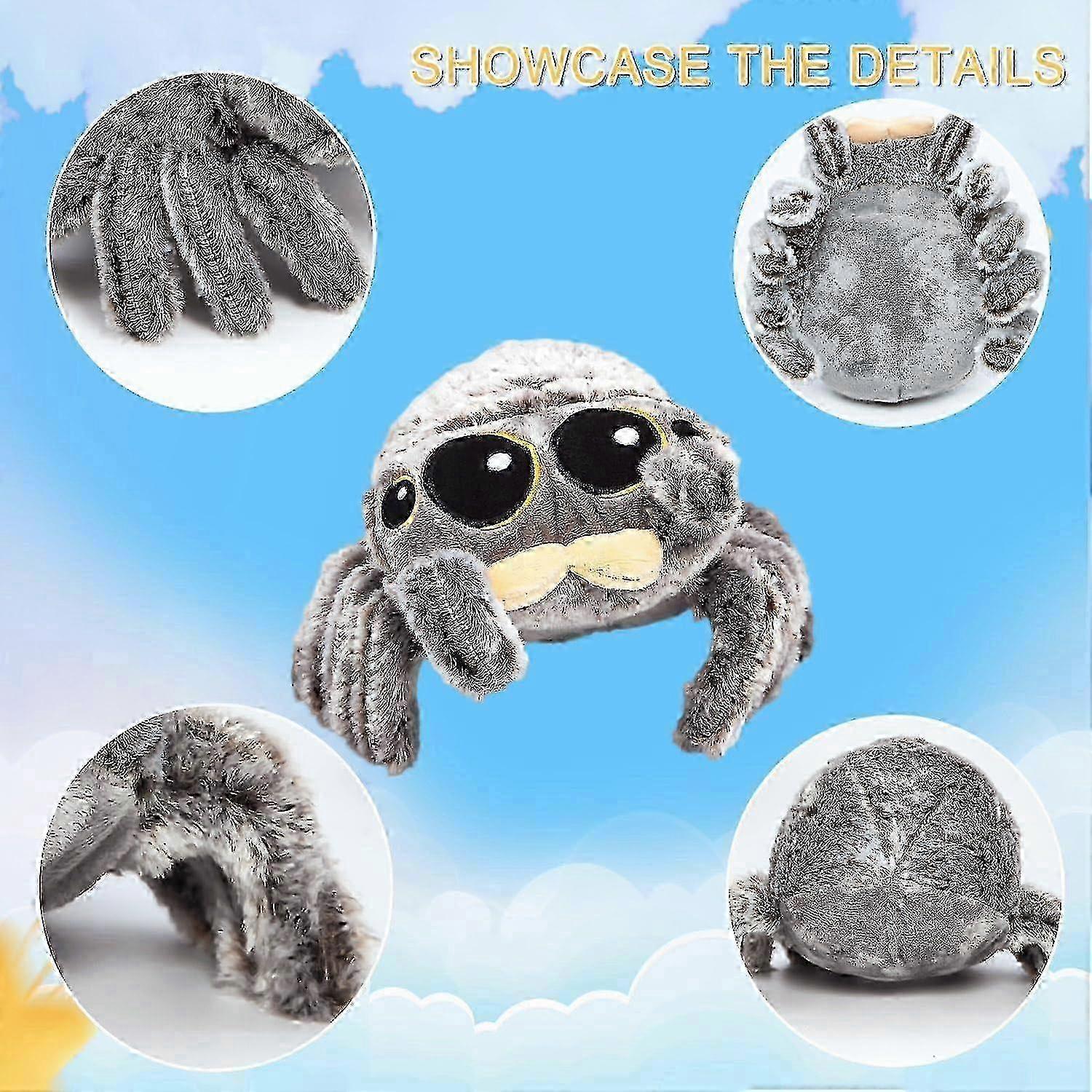 6.9 Inch Soft Jumping Spider Toy