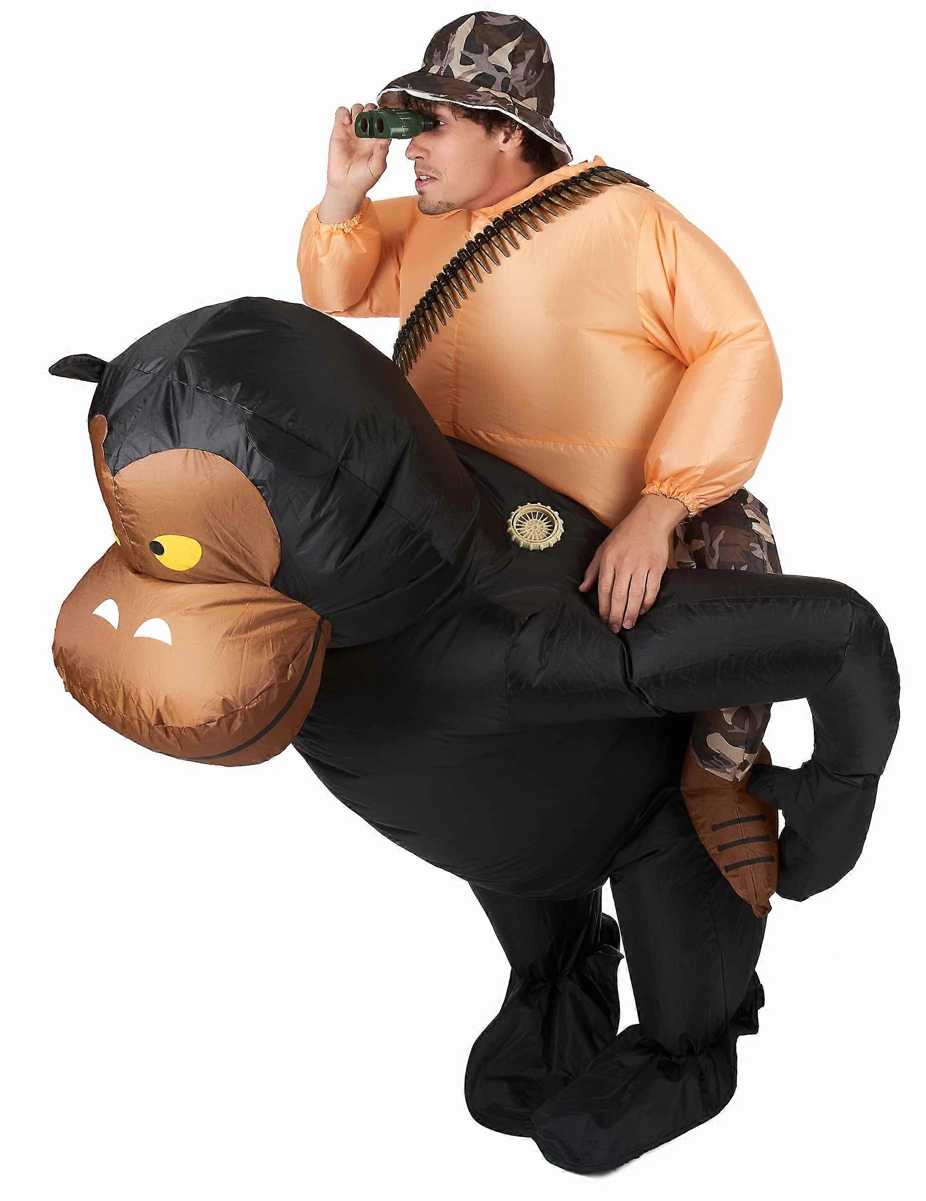 Adult inflatable monkey costume