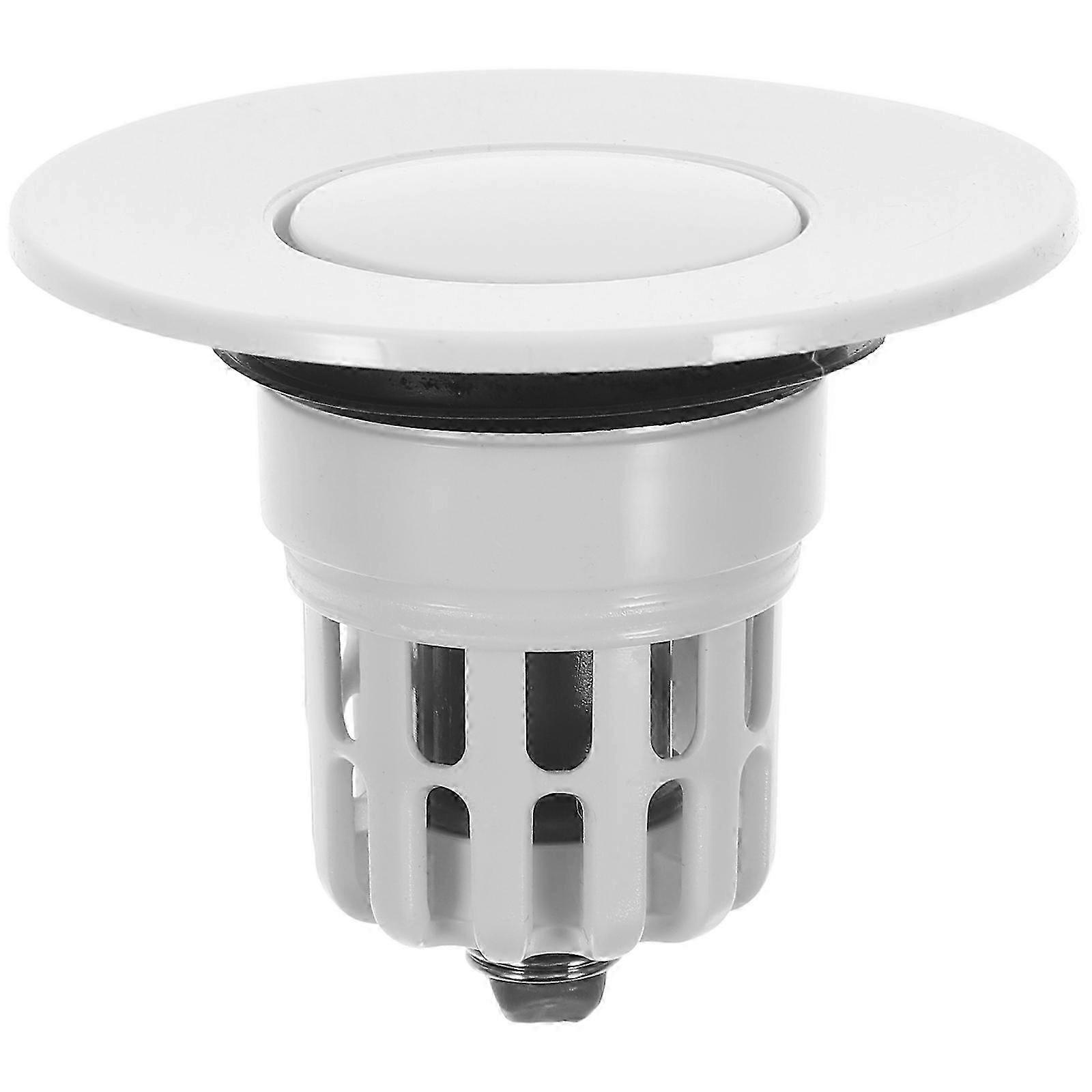 4Pcs White Press Drain Plug Kit