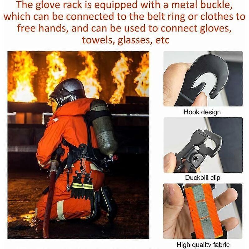 Reflective Durable Ergonomic Firefighter Glove Holder