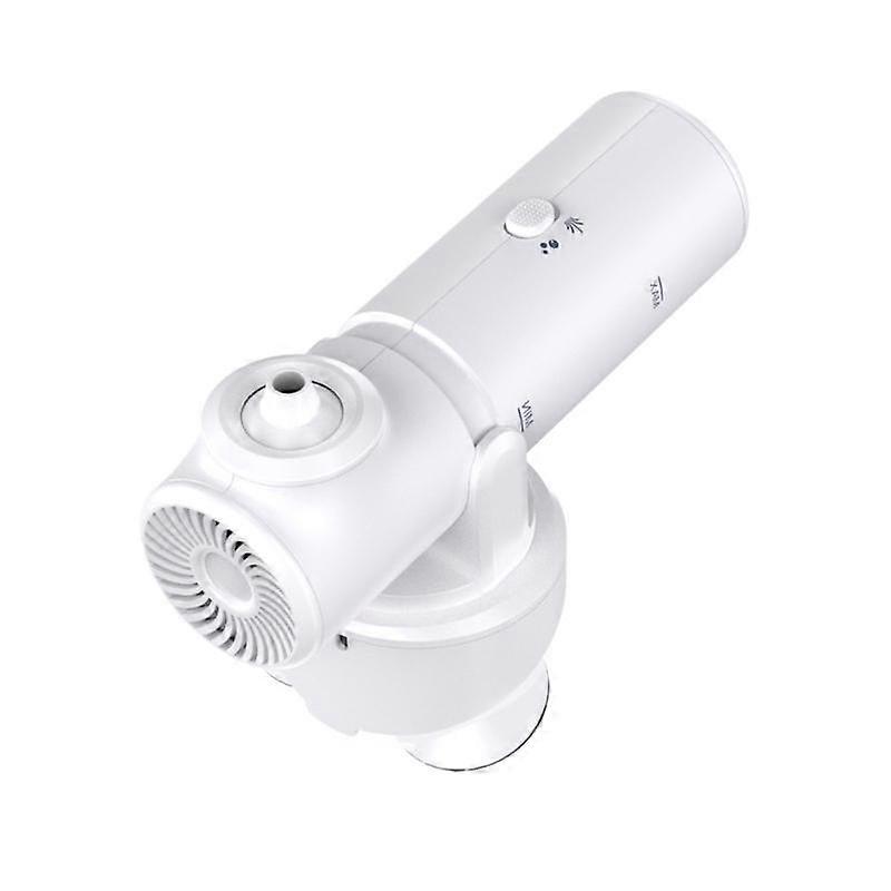Three-Intensity Bath Current Unit with Rechargeable Operation, Aeration Function, Aimable Outlet and Flexible Suction Placement for Solid Baths