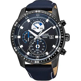 Pulsar sports Quartz Analog Man Watch with Cowhide Bracelet PS6029X1
