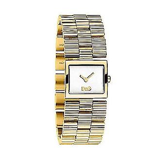 D&g check Quartz Analog Women's Watch with Stainless Steel Bracelet Gold Plated DW0340