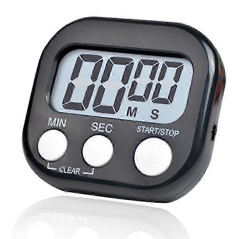 1PC Multi-Function Electronic Timer LCD Display Magnetic Digital Kitchen Baking Countdown Dormitory Learning Reminder Gift Inter