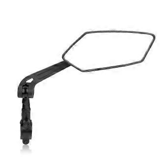 Bicycle Rearview Mirror Wide Angle Cycling Handlebar Mounted Flat Rear View Reflector Outdoor Safety Replacement Right#gg