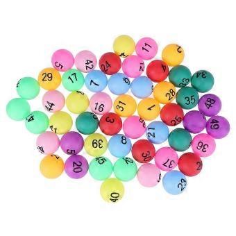Printed Numbered Cubic Balls