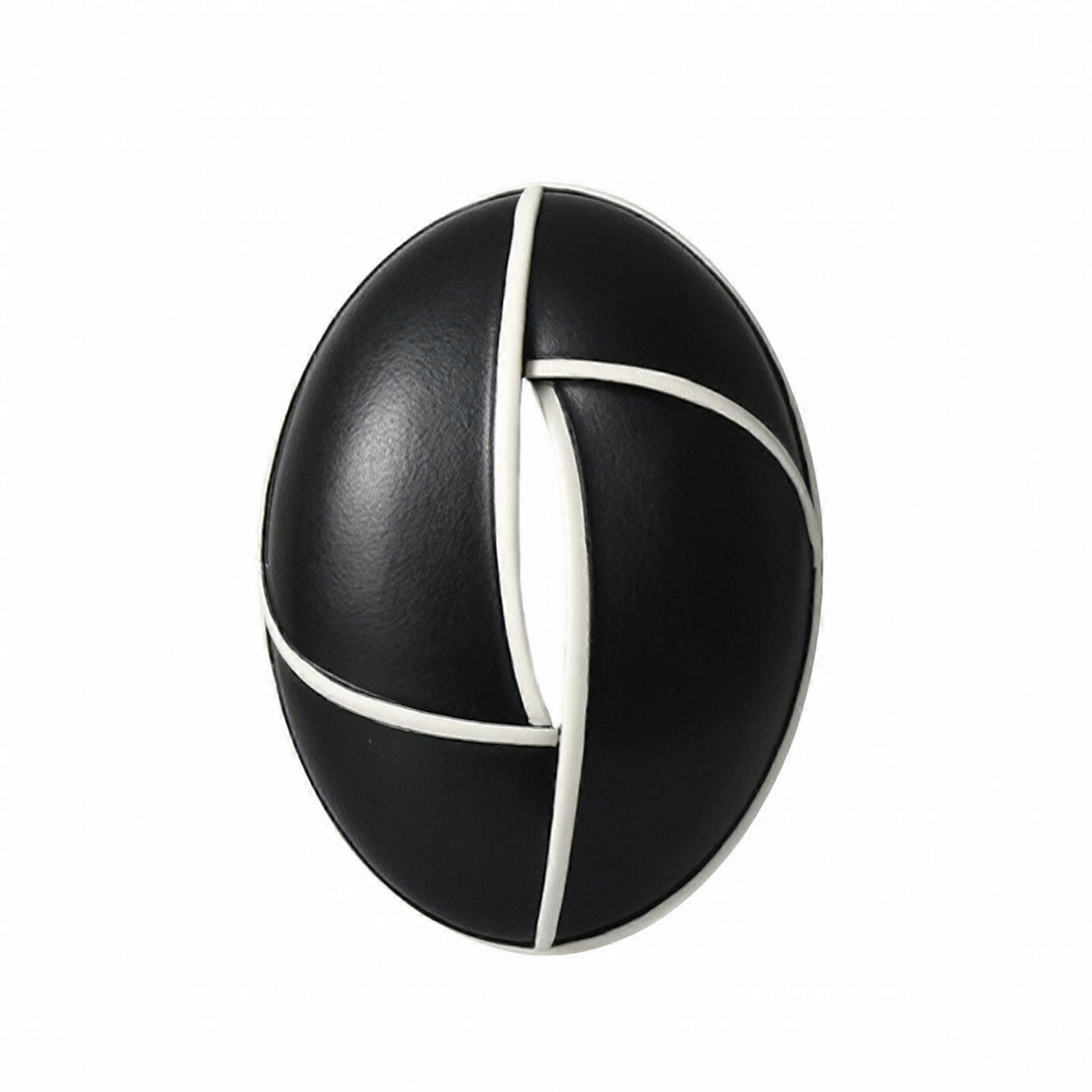 Tabletop Tissue Box Cover | Smooth Rounded Shell Shape, Intersecting Curved