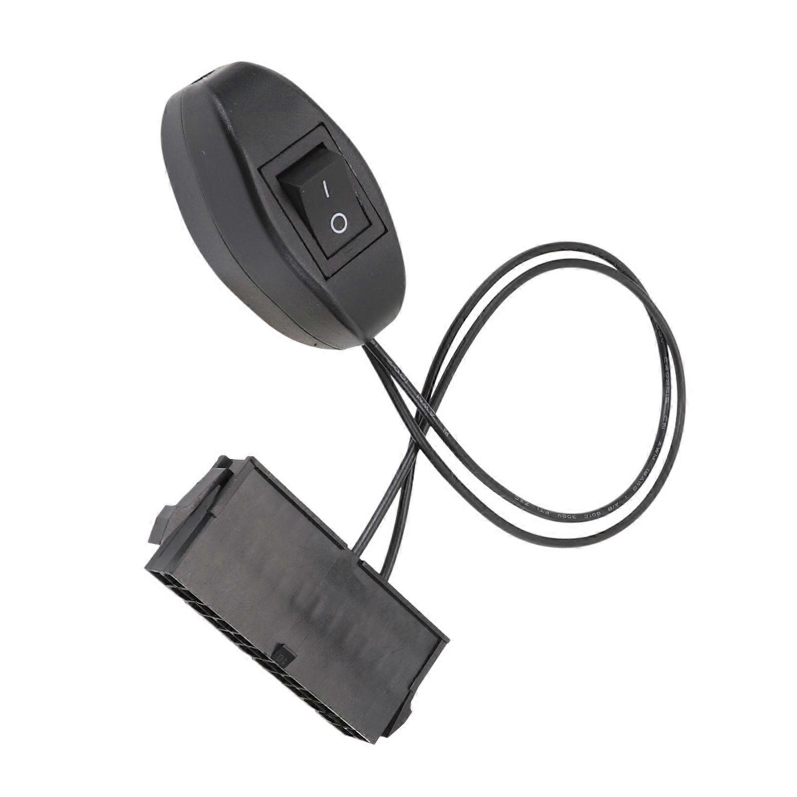 24-Pin Power Supply Startup Control Cable for Worktable Testing, Repair Work, and Desktop Computer Assembly Projects Multicolor