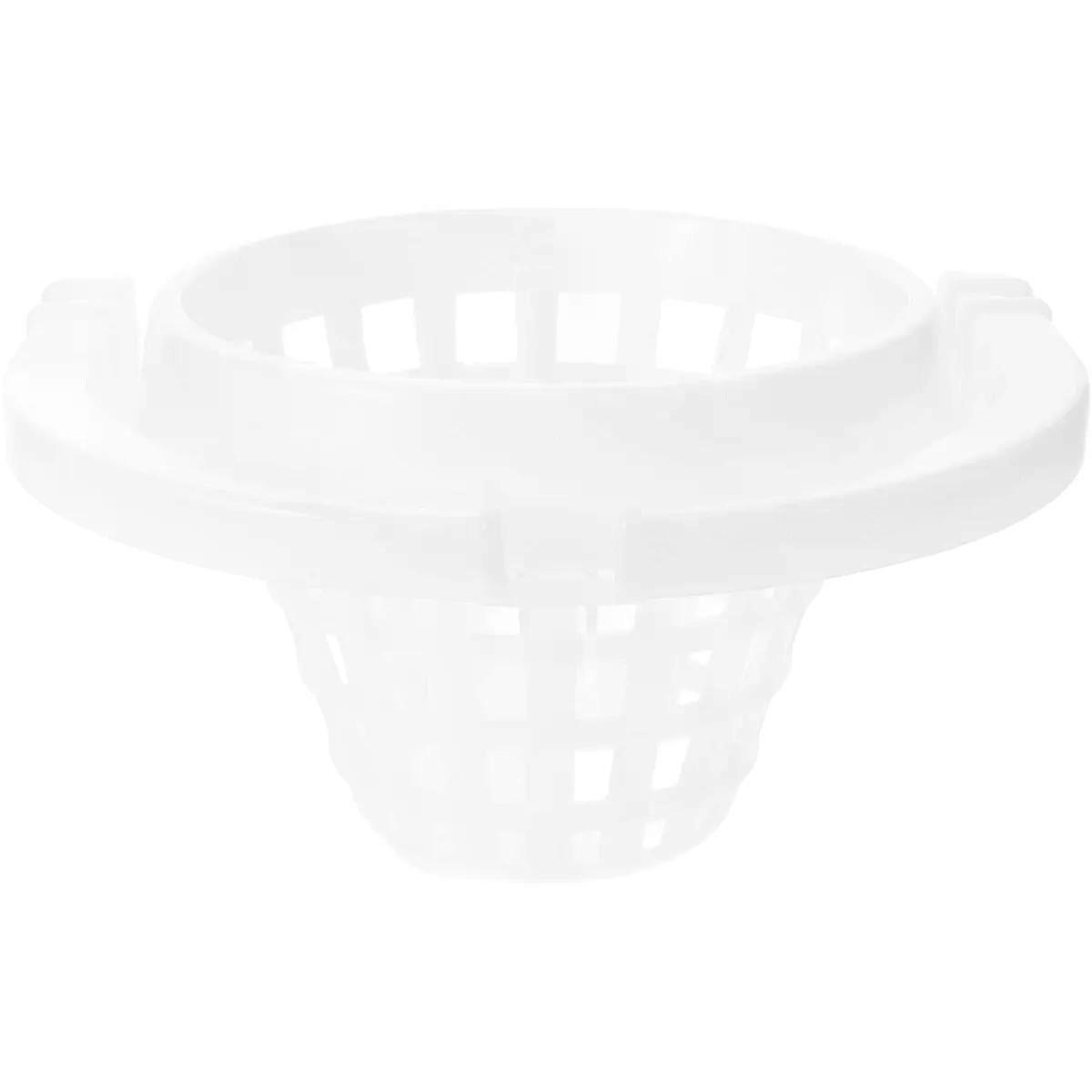 White Plastic Mop Bucket Strainer Basket for Drainage Use