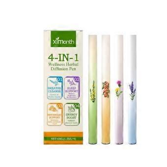 4 in 1 Natural Herbal Energy Bar for Deep Sleep Lung Cleansing and Liver Support 4-Piece Box_Ystr