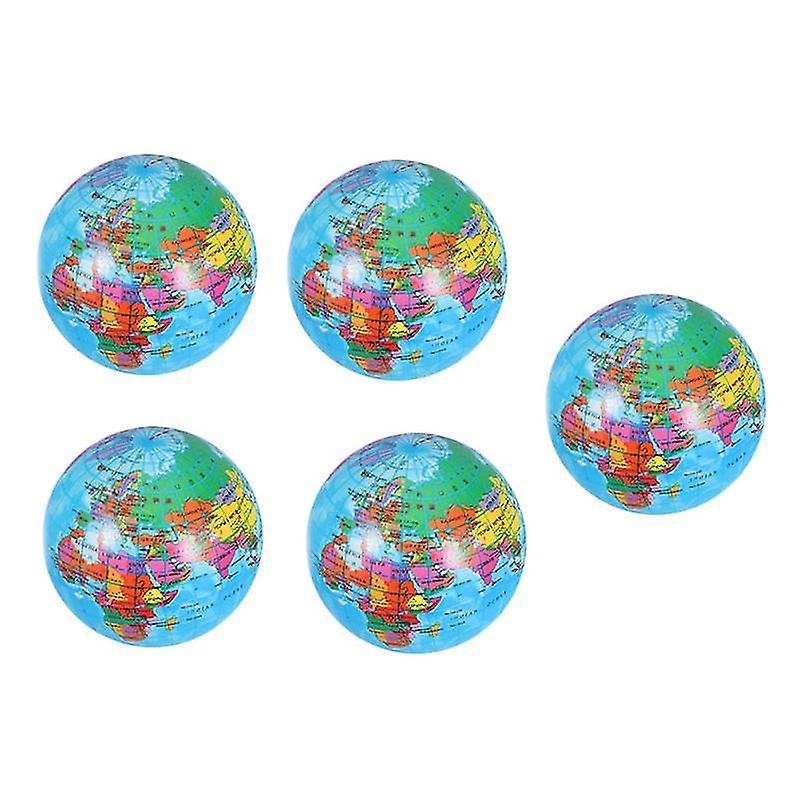 6.3X6.3cm Assorted Color World Globes 10pc Desktop Earth Globe Discovery World Globe Educational Toy
