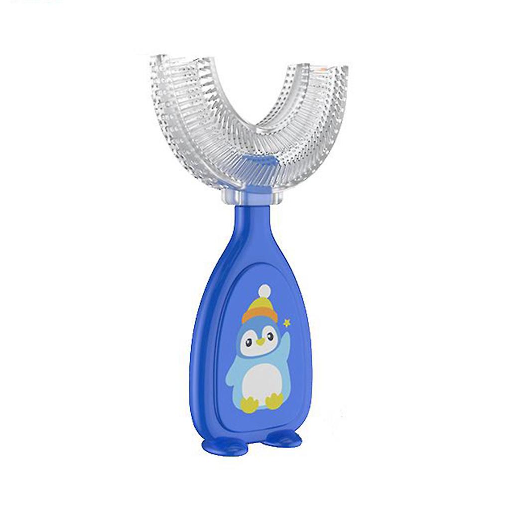 Children U Shape Toothbrush Soft Silicone Training Teeth Cleaning Teethbrushes