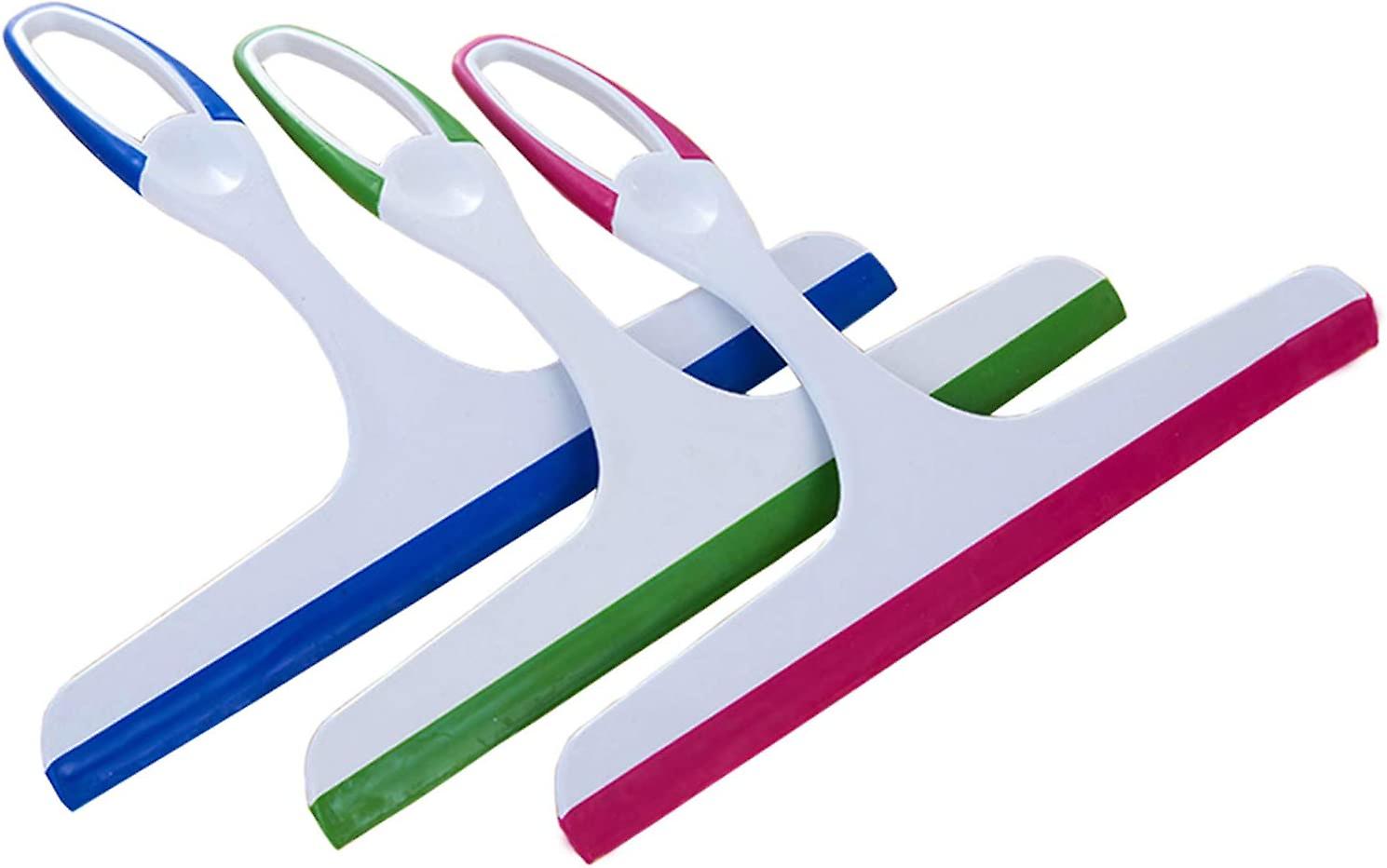 Shower and Window Squeegee, for Shower,Window and Car Glass,Multifunctional Glass Silicone Rubber Blade Scraping Window Squeegee Tool[3-Pack]