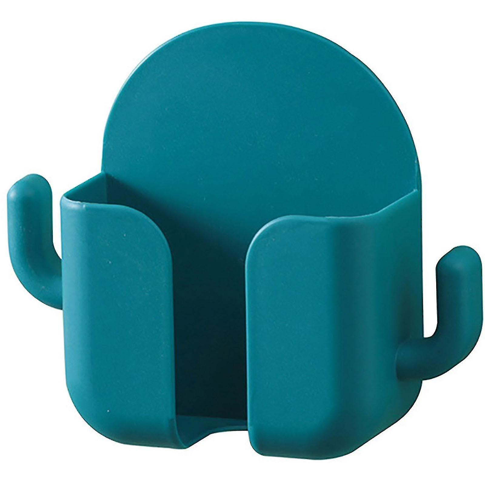 Punch- Hanging Stora Rack Double Hook Mobile Ph Charging D S Object Stora Box