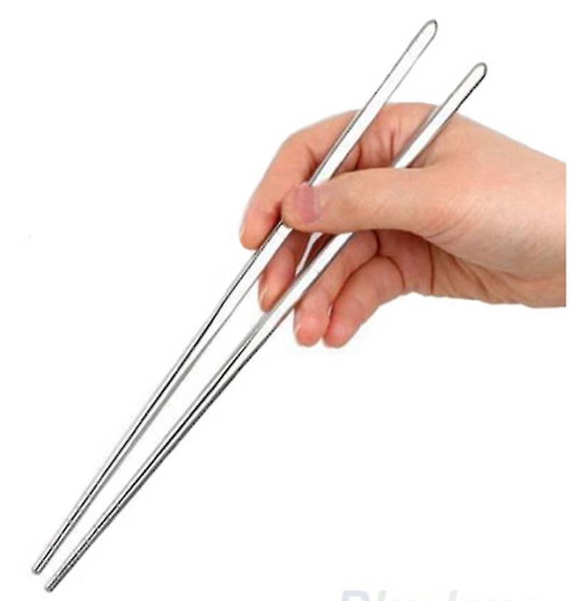 Chinese Stylish Non-slip Design Chopsticks Stainless Kitchen Tools