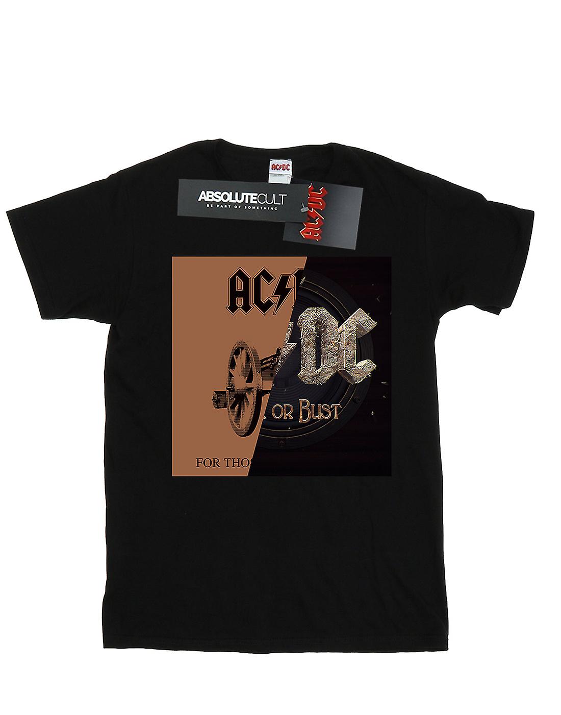 AC/DC Women's Rock or Bust / For Those About Splice Boyfriend Fit T ...