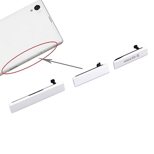 Sim Card Cap + Usb Data Charging Port Cover + Micro Sd Card Cap Dustproof Block Set For Sony Xperia Z1 / L39h / C6903
