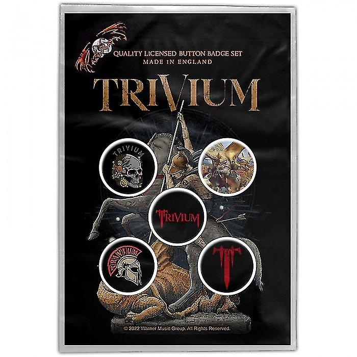 Trivium In The Court Of The Dragon Badge Set (Pack of 5)