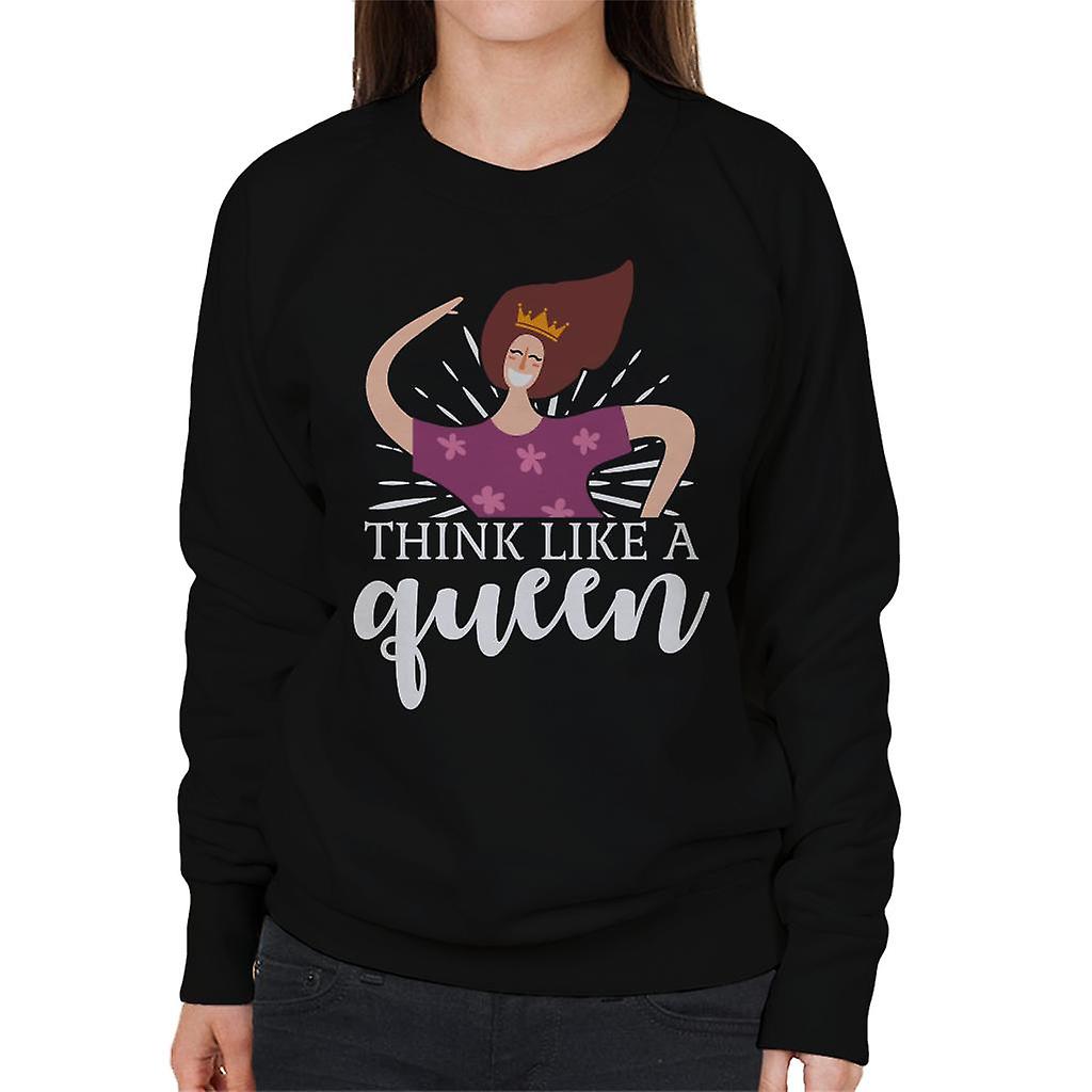 Garota poder pensar como uma camisola mulher rainha