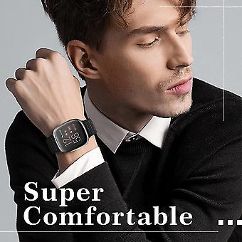 Cinturino In Tessuto Nylon Per Fitbit Versa E Versa 2, Sostituzione Comodo E Traspirante - Foto 3