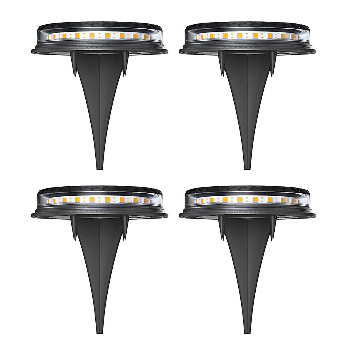 Waterproof Led Solar Ground Lights For Outdoor Garden, Lawn, Decking, And Pathways