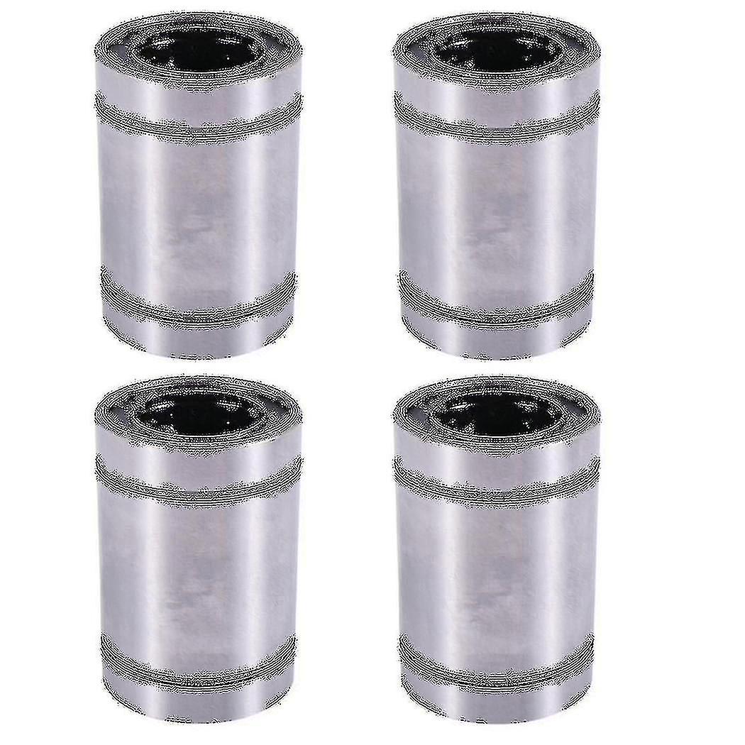 4x Lm25uu 25mmx40mmx59mm Double Side Rubber Seal Linear Motion Ball Bearing Bushing