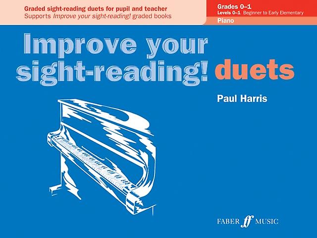 Improve Your Sightreading Piano Duets Grades 01 by Paul Harris Paperback Book