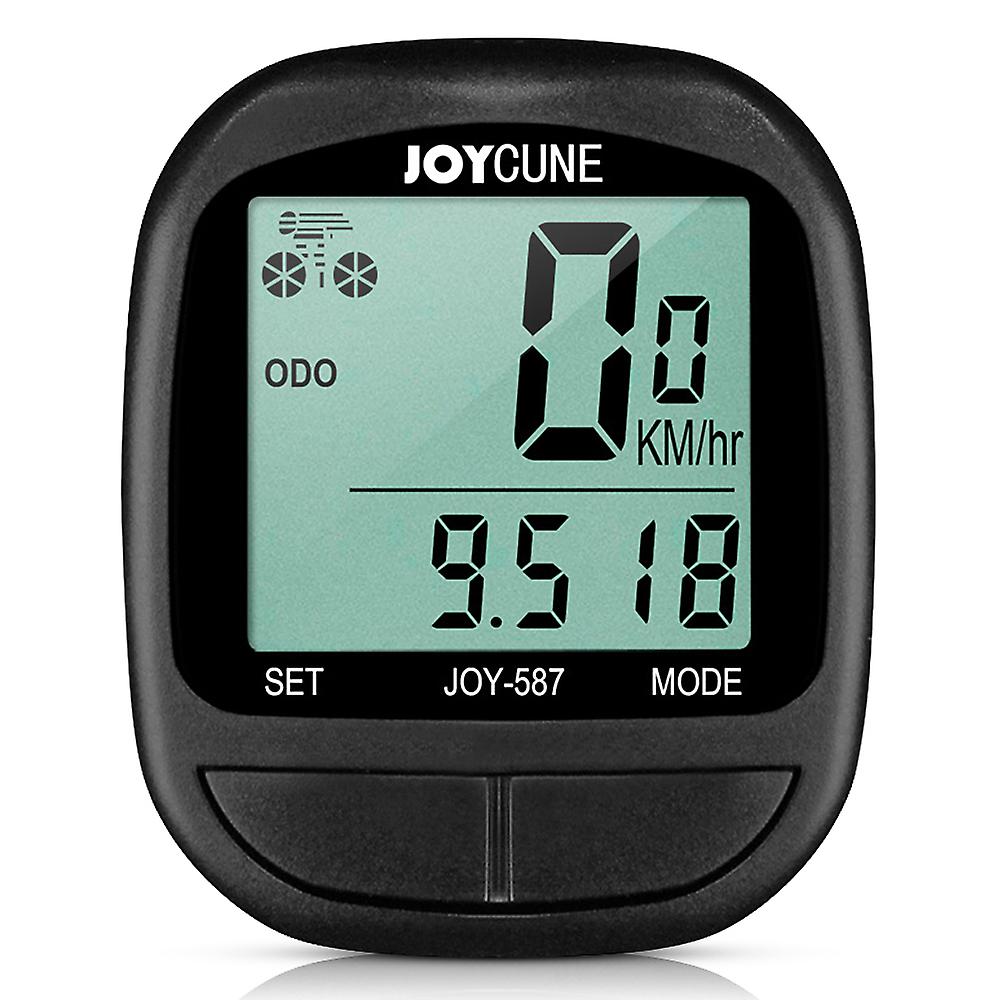 Bike Waterproof Wired Speedometer Odometer Stopwatch With Led Display