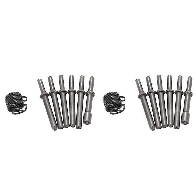 14 Pcs Great Heavy Duty Smoothing Pneumatic Air Rivet Hammer Tools Kit